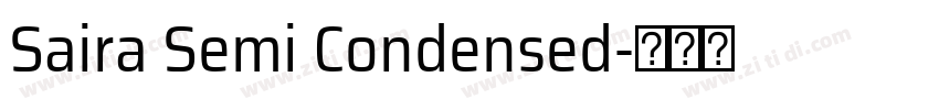 Saira Semi Condensed字体转换